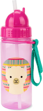 Skip Hop Samanlı Toddler Sippy Kupası, Hayvanat Bahçesi Hasır Şişe 13 oz, Lama - Seçenekler: Modern, Sippy Kupası Hasır Şişe