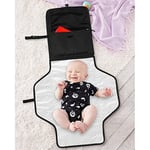 Skip Hop Taşınabilir Bebek Değiştirme Pedi, Pronto, Envi Lux Siyah