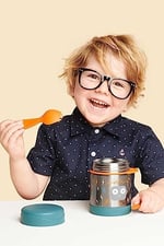 Skip Hop Yalıtımlı Bebek Maması Kavanozu, Kıvılcımlar, Robot