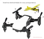 skrnrhrery Pervane Bıçakları, UAV Pervanesi Uzaktan Kumanda için Kullanılır Özel Naylon 46 mm Bıçak Mili 0,8 mm Pozitif ve Negatif Mini İHA Pervane Uçak Parçaları