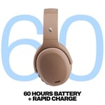 Skullcandy Crusher ANC 2 Bluetooth Gürültü Önleyici Kulaklıklar 50 Saat Pil Ekstra Bas Teknik Kullanımı Android ve iPhone ile Mikrofonlu Kablosuz Kulaklıklar Gürültü Önleyici - Astar Tan