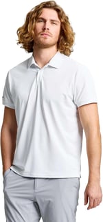 Slam Tech Pique Polo Ss Erkek Beyaz Tişört