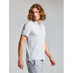 Slam Tech Pique Polo Ss Erkek Gri Tişört