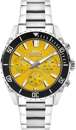 SLAZENGER, ÇELİK KASA, ÇELİK KORDON, QUARTZ, MULTİFONKSİYON, 44MM, ERKEK KOL SAATİ, SL.09.2273.2
