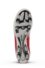 Slazenger HANIA KRP Futbol Erkek Çocuk Krampon Ayakkabı Beyaz/Kırmızı