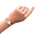 SLAZENGER, KARE KASA, HASIR KORDON, TAŞLI, QUARTZ, 25MM, 3ATM, KADIN KOL SAATİ, SL.09.2255.3