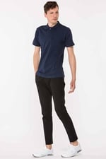 Slazenger SALVATOR Erkek Polo Yaka Kısa Kollu Pike Tişört, s, ST19TE040, Lacivert