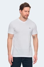 Slazenger SARGON Büyük Beden Erkek Polo T-Shirt Beyaz