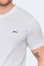 Slazenger SARGON Büyük Beden Erkek Polo T-Shirt Beyaz