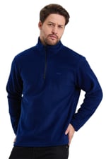 Slazenger ST21WE038 SANNE Erkek Polar Saks Mavi