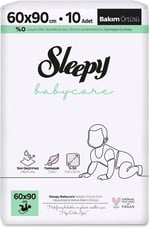 Sleepy Babycare Bebek Bakım Örtüsü 10 Adet - Seçenekler: 10 Ped 2li paket, 60-90 Cm