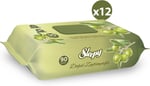 SLEEPY Doğal Zeytinyağlı Islak Bebek Havlusu 12x90 (1080 Yaprak)