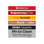 Sleepy Easy Clean Premium Arap Sabunu Katkılı Yüzey Temizlik Havlusu Mendili 100 Yaprak