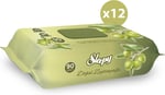 Sleepy Zeytinyağlı Islak Havlu 12 x 90'lı 12 Paket 1080 Yaprak