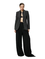 Slim Fit Blazer Ceket Tek Düğmeli Cep Detaylı