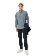 Slim Fit Gömlek Uzun Kollu Klasik Yaka Düğmeli