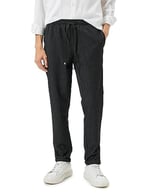 Slim Fit Pocket Detail Drawstring Classic Trousers