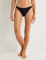Slip Bikini Altı Taşlı Toka Detaylı Standart Bel Mat Kumaş