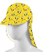 Slipstop Çocuk Unisex Eyes Sun Hat Deniz Havuz Şapkası Karma Tek Ebat