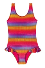 SlipStop Kendall Junior Swimsuit KIRMIZI Çocuk Mayo KIRMIZI 02-03
