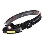 SM SunniMix 300 Lümen USB şarj edilebilir LED kafa lambası, ayarlanabilir alın lambası, güçlü dış mekan flaşı