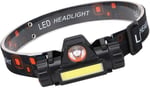 SM SunniMix 300 Lümen USB şarj edilebilir LED kafa lambası, ayarlanabilir alın lambası, güçlü dış mekan flaşı