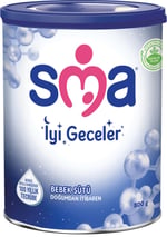 SMA İyi Geceler Bebek Sütü 0-12 Ay 800g - Seçenekler: 800 g, 800 g (2 paketi), 4800 g, 4800 g (2 paketi)