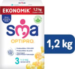 SMA Optipro 3, 1-3 Yaş Devam Sütü, 1.2 kg (2 x 600 g)