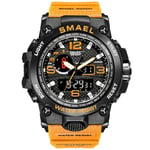 SMAEL Erkek Spor İzle Büyük Kadran Analog Dijital Saatler Erkekler için Açık Moda Casual İzle