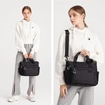 Smart Bags Ekstra Hafif Kumaş Kadın Postacı Çantası 3141 Siyah