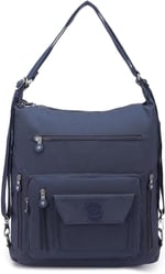Smart Bags Hem Sırt Hem de Omuz Kadın Çantası 1205 Lacivert