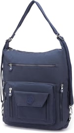 Smart Bags Hem Sırt Hem de Omuz Kadın Çantası 1205 Lacivert