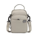 Smart Bags Mini Boy Ekstra Hafif Uniseks Postacı Çantası 3152 Açık Gri