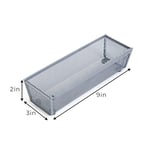Smart Design Çekmece Düzenleyici - (9 x 7 cm) - Çelik Metal Örgü Tepsi - Birbirine Geçen Kol Bağlantısı - Gereçler, Gümüş Eşyalar, Organizasyon - Mutfak [Gümüş]