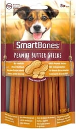 Smartbones Peanutbutter Yer Fıstıklı Çiğneme Çubukları 5'li, 100 Gr Köpek Ödülü