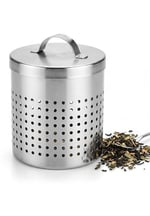 Smartizi 2'li Büyük Boy Metal Çay Süzgeci Seti (7 x 6.5 cm) - Paslanmaz Çelik Demlik ve Kupa Filtresi (2 Adet)