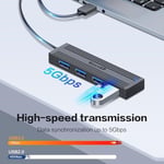 SmartQ USB Hub: Dizüstü Bilgisayarlar için USB Dağıtıcı, Çok Bağlantı Noktalı USB 3.0 Hub, Çoklu USB Bağlantı Noktası Genişletici, Hızlı Veri Aktarımı 4 Portlu USB Hub, Windows PC, Mac, Yazıcılar ve
