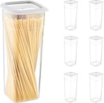 Smartware 12'Li Set Skali Kare Saklama Kabı Beyaz 2140 ML