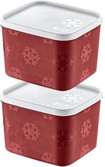 Smartware 2'Li Set No Frost Saklama Kabı Carmen 1250 ML