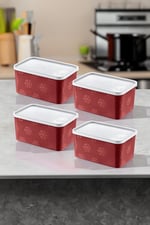 Smartware 4'Lü Set No Frost Saklama Kabı Carmen 2600 ML