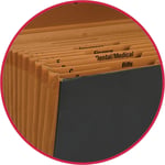Smead A-Z ve Thema magnet Box, 19 sırt çantaları, dosya alfabetik (A-Z) ve Thema, kilit, Legal, siyah (70804)