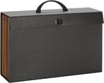 Smead A-Z ve Thema magnet Box, 19 sırt çantaları, dosya alfabetik (A-Z) ve Thema, kilit, Legal, siyah (70804)