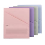 Smead Organized Up Notes Slash File Ceket, Mektup Boyutu, Çeşitli Renkler, Paket başına 12 adet (75429)