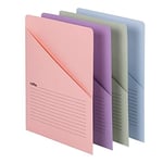 Smead Organized Up Notes Slash File Ceket, Mektup Boyutu, Çeşitli Renkler, Paket başına 12 adet (75429)