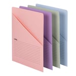 Smead Organized Up Notes Slash File Ceket, Mektup Boyutu, Çeşitli Renkler, Paket başına 12 adet (75429)