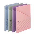 Smead Organized Up Notes Slash File Ceket, Mektup Boyutu, Çeşitli Renkler, Paket başına 12 adet (75429)