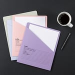 Smead Organized Up Notes Slash File Ceket, Mektup Boyutu, Çeşitli Renkler, Paket başına 12 adet (75429)
