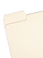 Smead SuperTab Dosya Klasörü, Büyük Boy 1/3 Kesim Sekmesi, Mektup Boyutu, Manila, Paket Başına 24 (11920)