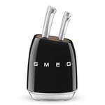 SMEG 50's Style KBSF02 Siyah Standlı Bıçak Seti
