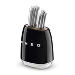 SMEG 50's Style KBSF02 Siyah Standlı Bıçak Seti